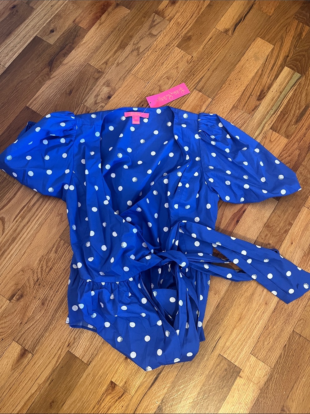 Lilly Pulitzer wrap shirt